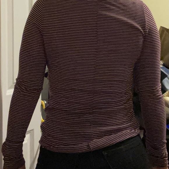 Burgundy striped shirt - Picture 3 of 3